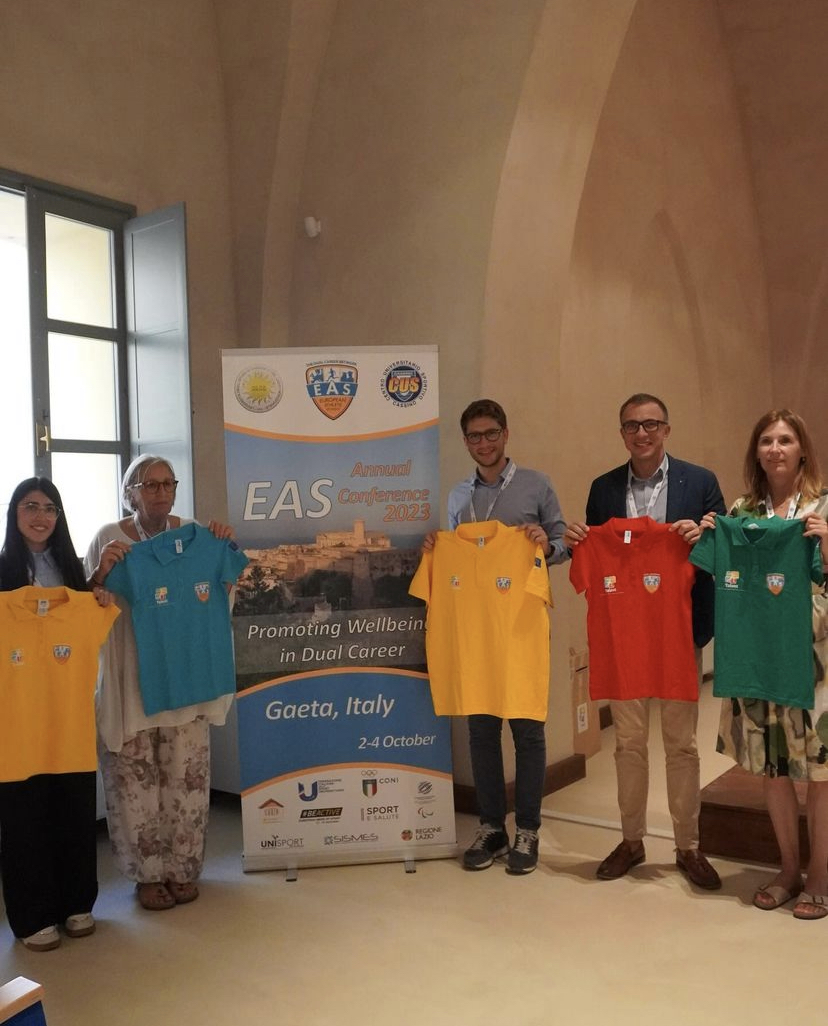 TALENT project - Cloud-based training for sport's creative talents lands at EAS CONFERENCE 2023 Il progetto TALENT - Cloud-based training for sport's creative talents approda alla EAS CONFERENCE 2023