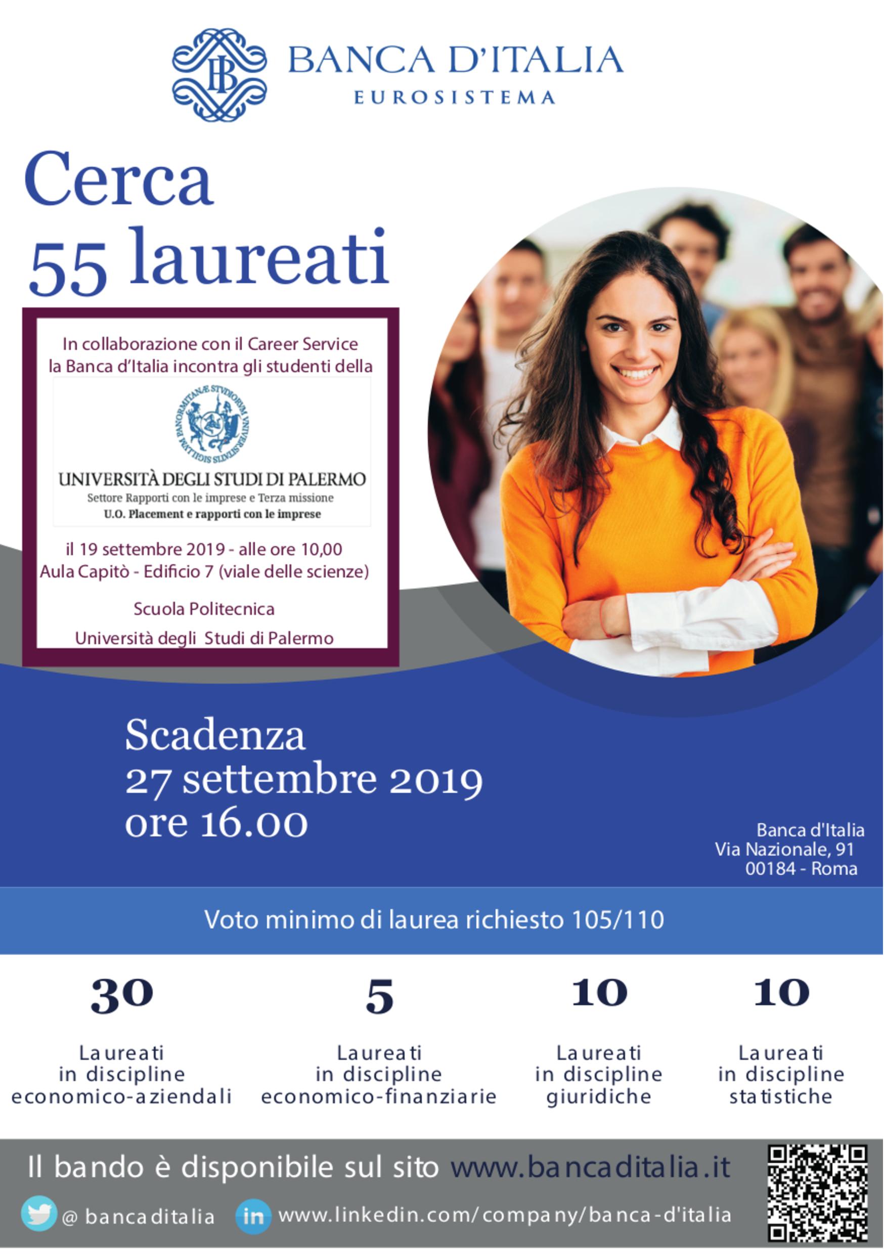 Locandina Banca d Italia Concorso 55 laureati 19-settembre-2019  ok-page-001