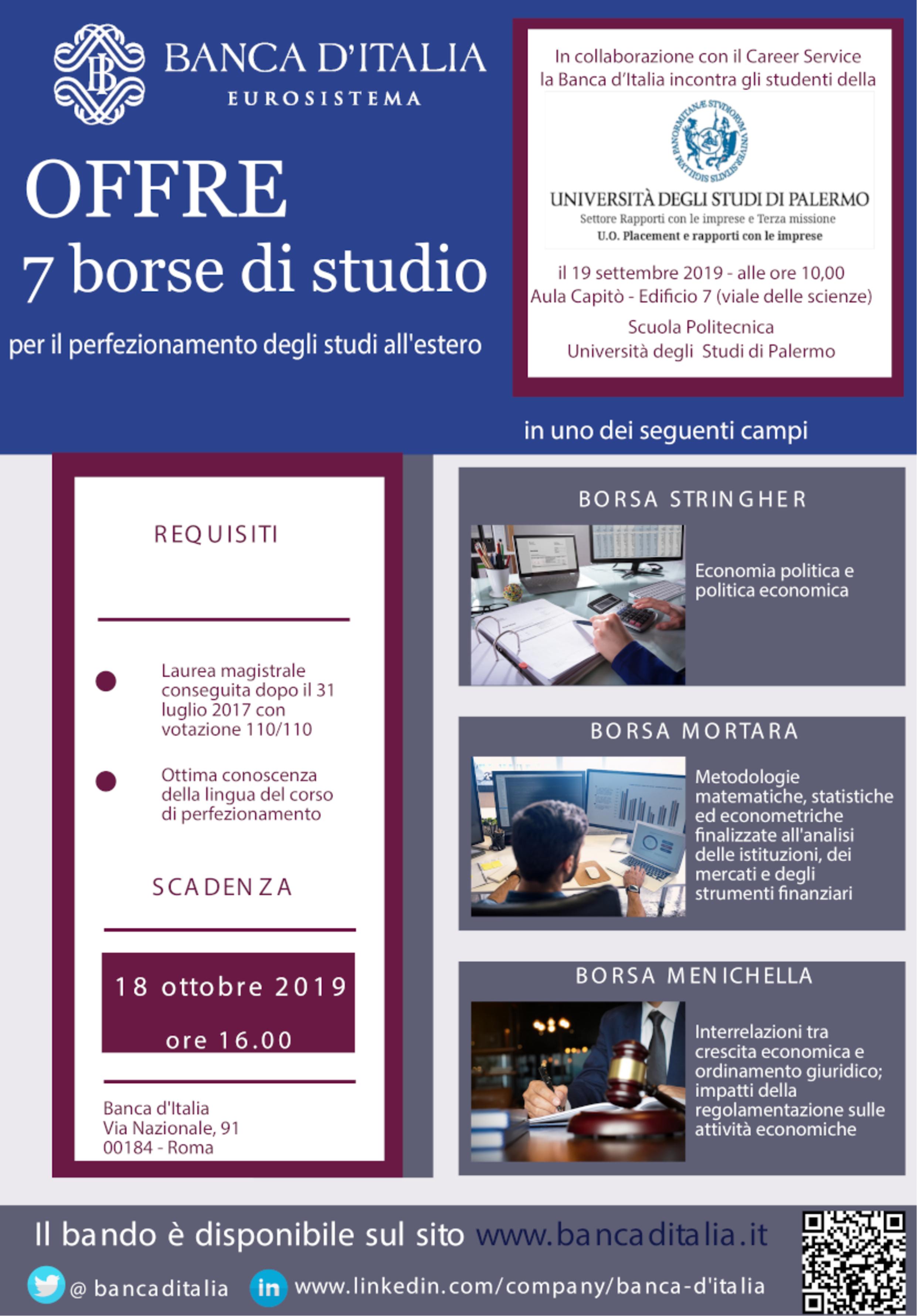 Locandina_SMM_2020-2021 UNIPA 7 Borse di Studio 19-settembre-2019 ok-page-001