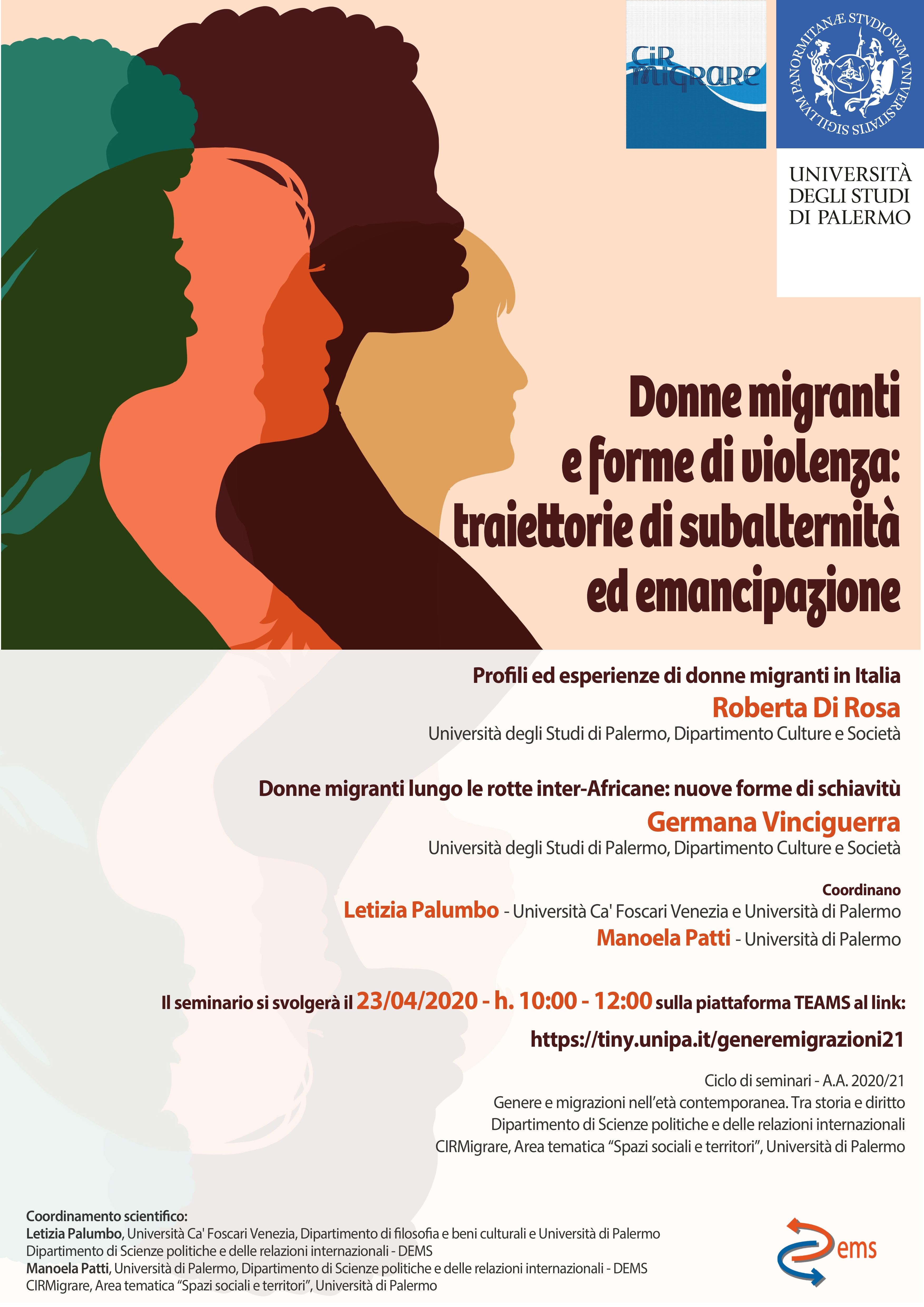 seminario 23 aprile donne migranti e forme di violenza