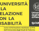 L'Università e la relazione con la disabilità - Corso di formazione destinato al PTA dell'Università degli Studi di Palermo