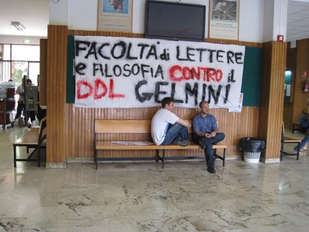 Protesta Gelmini