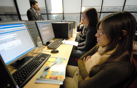 Studenti sala computer