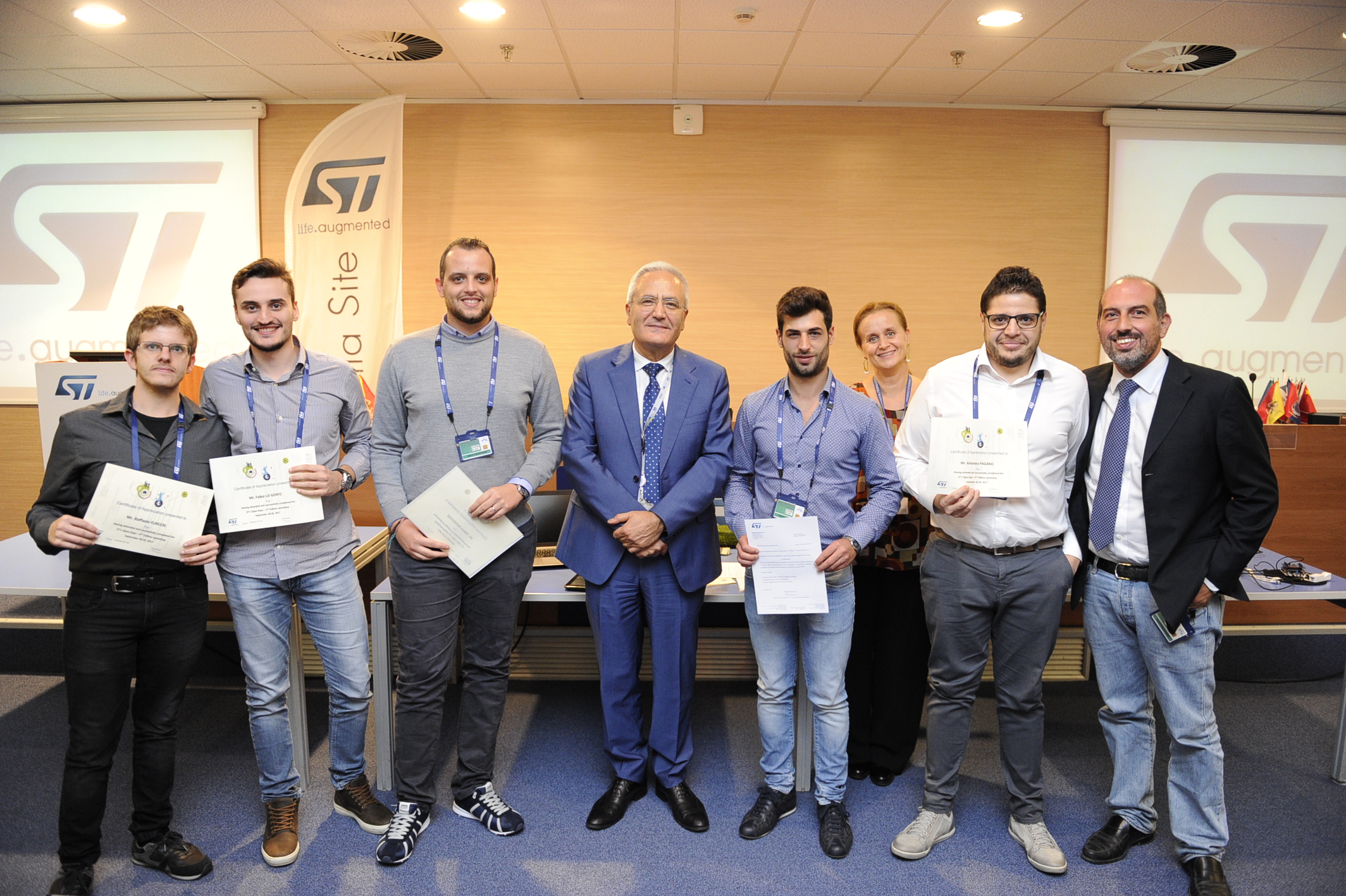 Premiazione STmicroelectronics