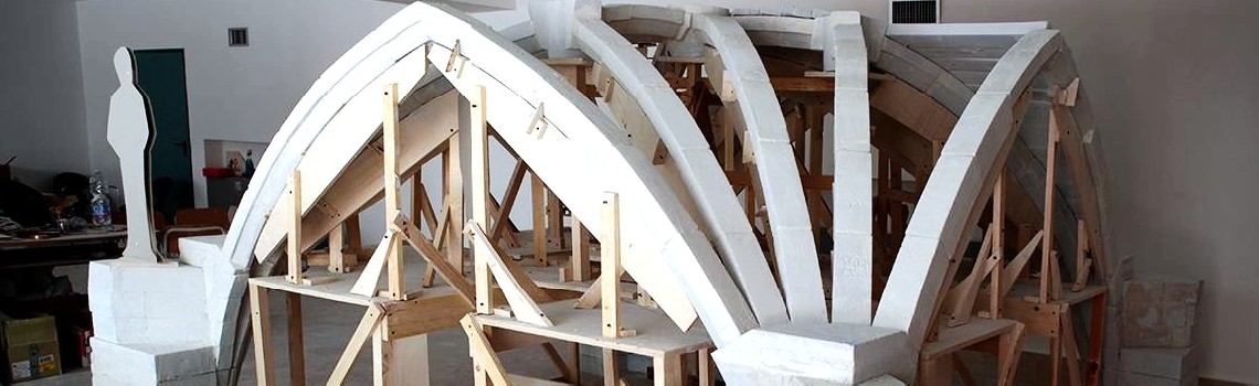 Il disarmo della volta della chiesa di Santa Maria della Catena al laboratorio di Stereotomia