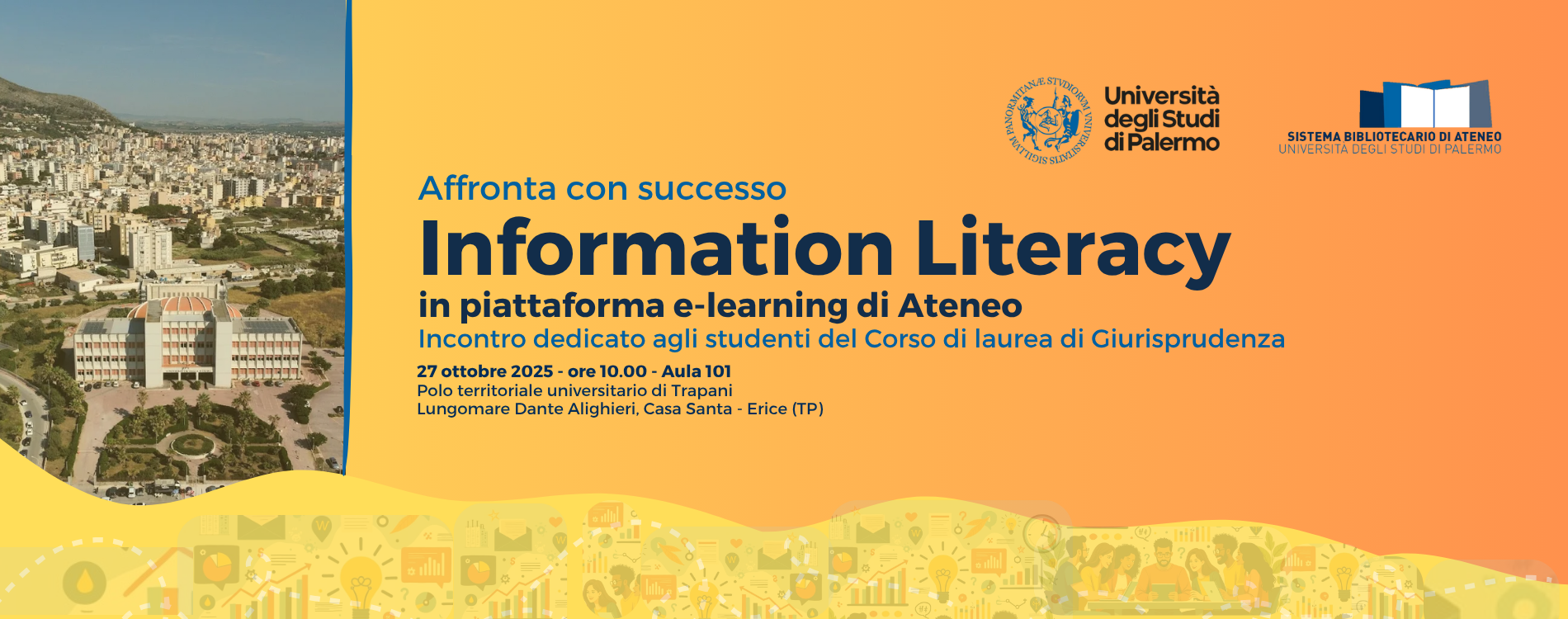 Information Literacy: incontro per gli studenti del CdLM Giurisprudenza (Trapani)