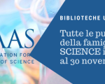 AAAS: accesso di prova alle pubblicazioni della famiglia Science