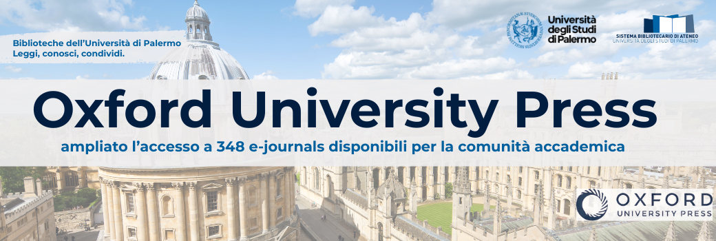 Oxford University Press: ampliato l'abbonamento agli e-journals