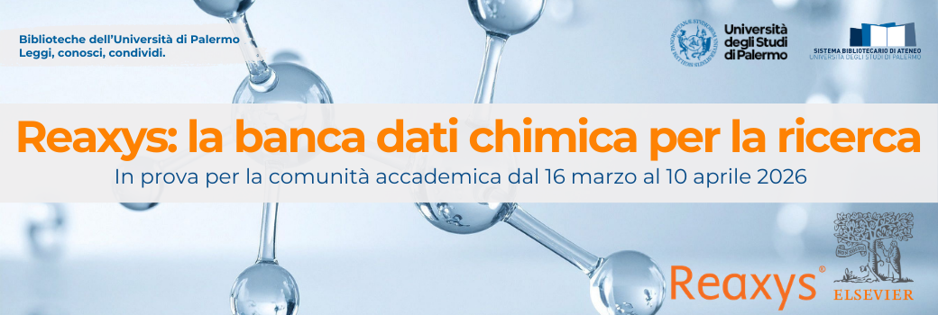 Reaxys, la banca dati di chimica in prova fino al 10 aprile 2026