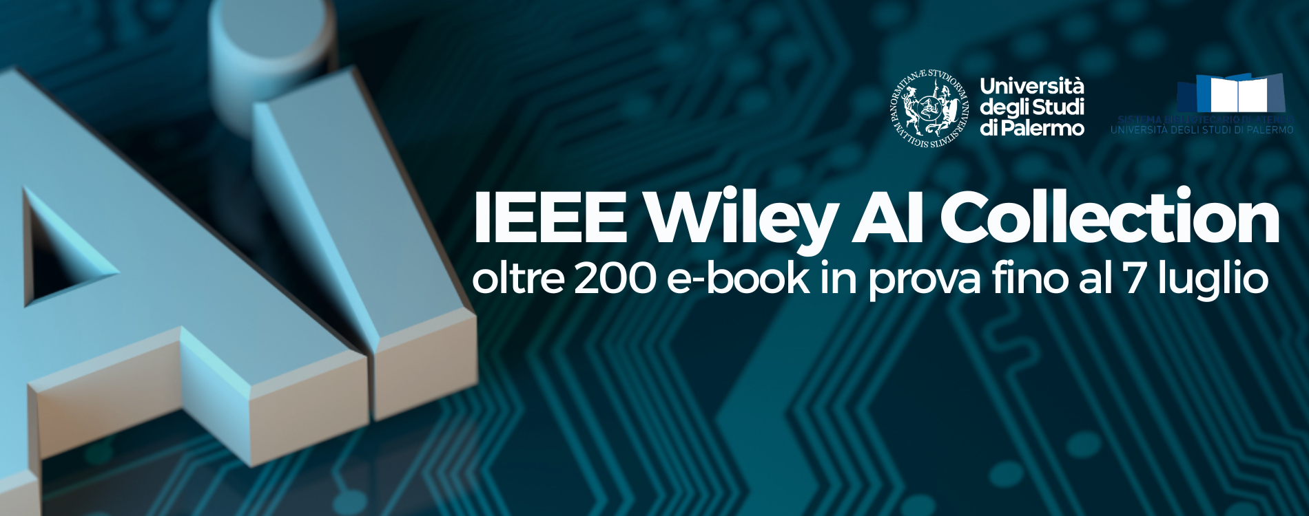 IEEE Wiley AI eBook Collection: accesso di prova fino al 7 luglio