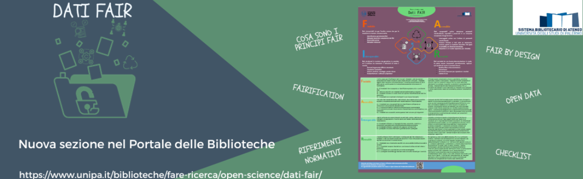 Dai FAIR: nuova sezione nel portale delle biblioteche, in "Conoscere l'open science"
