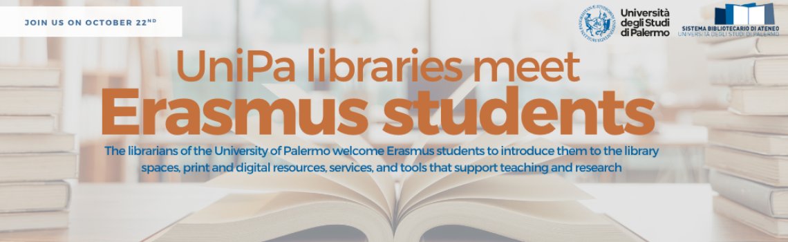 UniPa libraries meet Erasmus students