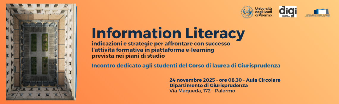Information Literacy Incontro 24 novembre 2025
