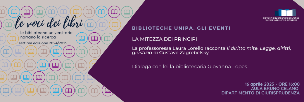 Le voci dei libri - Settima edizione. Sesto incontro. 16 aprile 2025