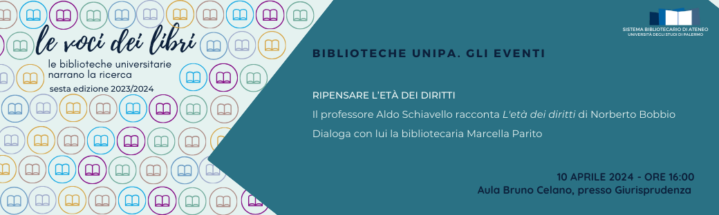 Le voci dei libri - Sesta edizione. Sesto incontro 10 aprile 2024