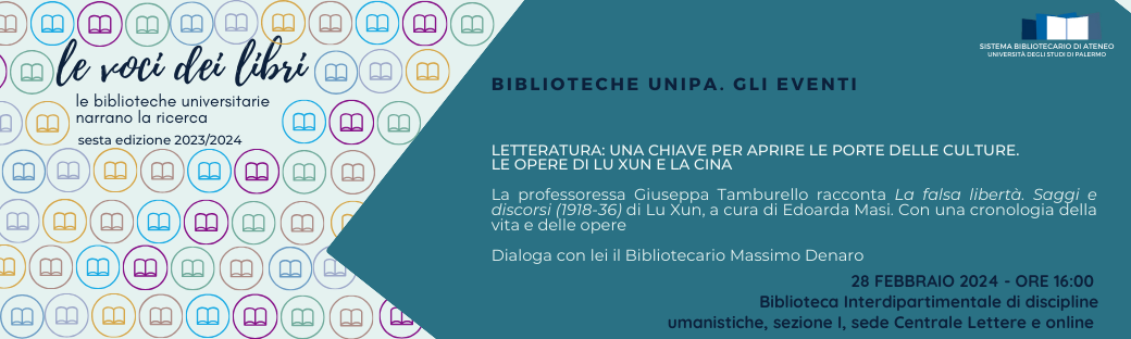 Le voci dei libri - Sesta edizione. Quarto incontro 28 febbraio 2024