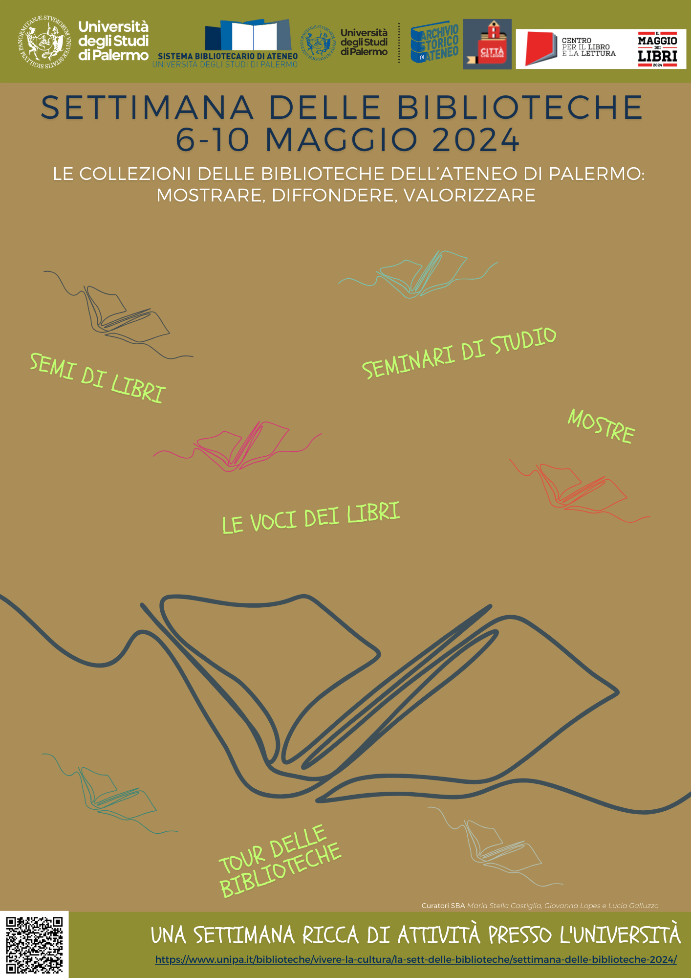 locandina Settimana delle biblioteche 2024