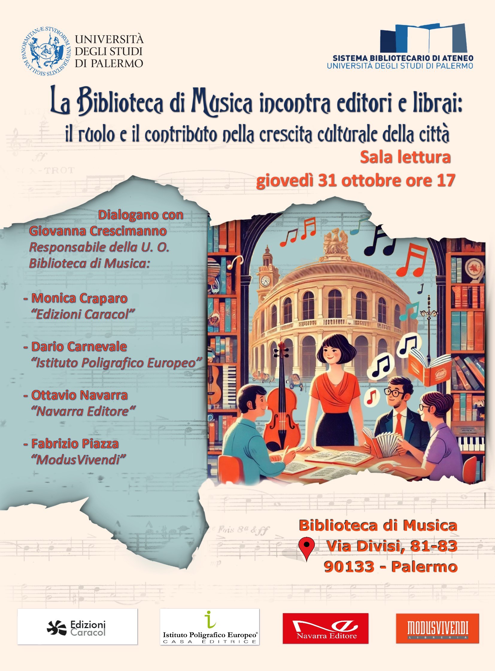 LA BIBLIOTECA DI MUSICA INCONTRO 31-10 - 2024 LA BIBLIOTECA DI MUSICA INCONTRO 31-10 - 2024