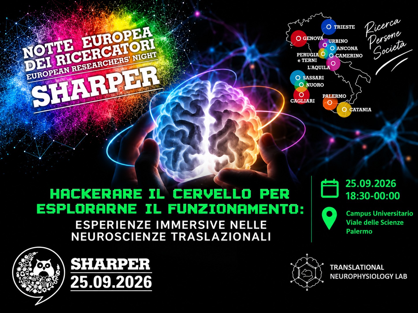 Locandina Notte dei Ricercatori 2026