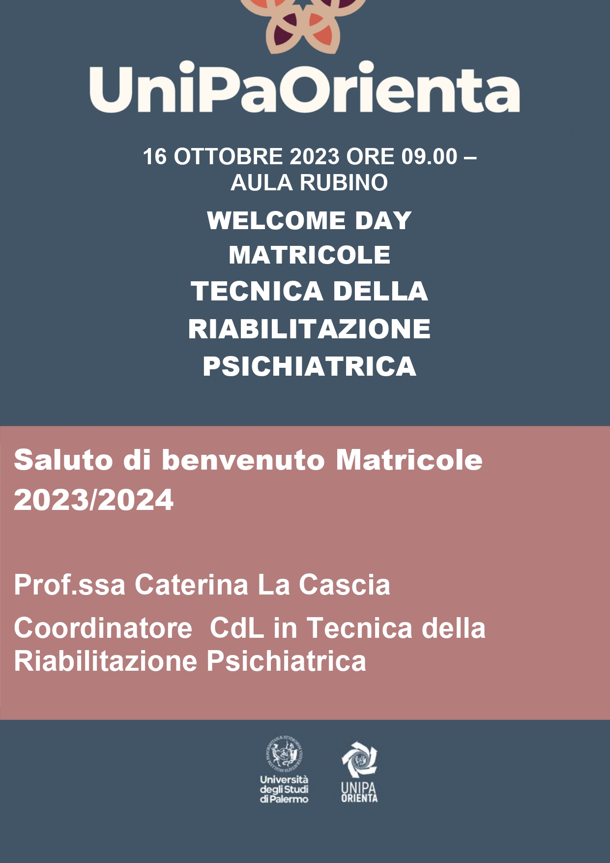 Welcome Day Matricole 2023 2024