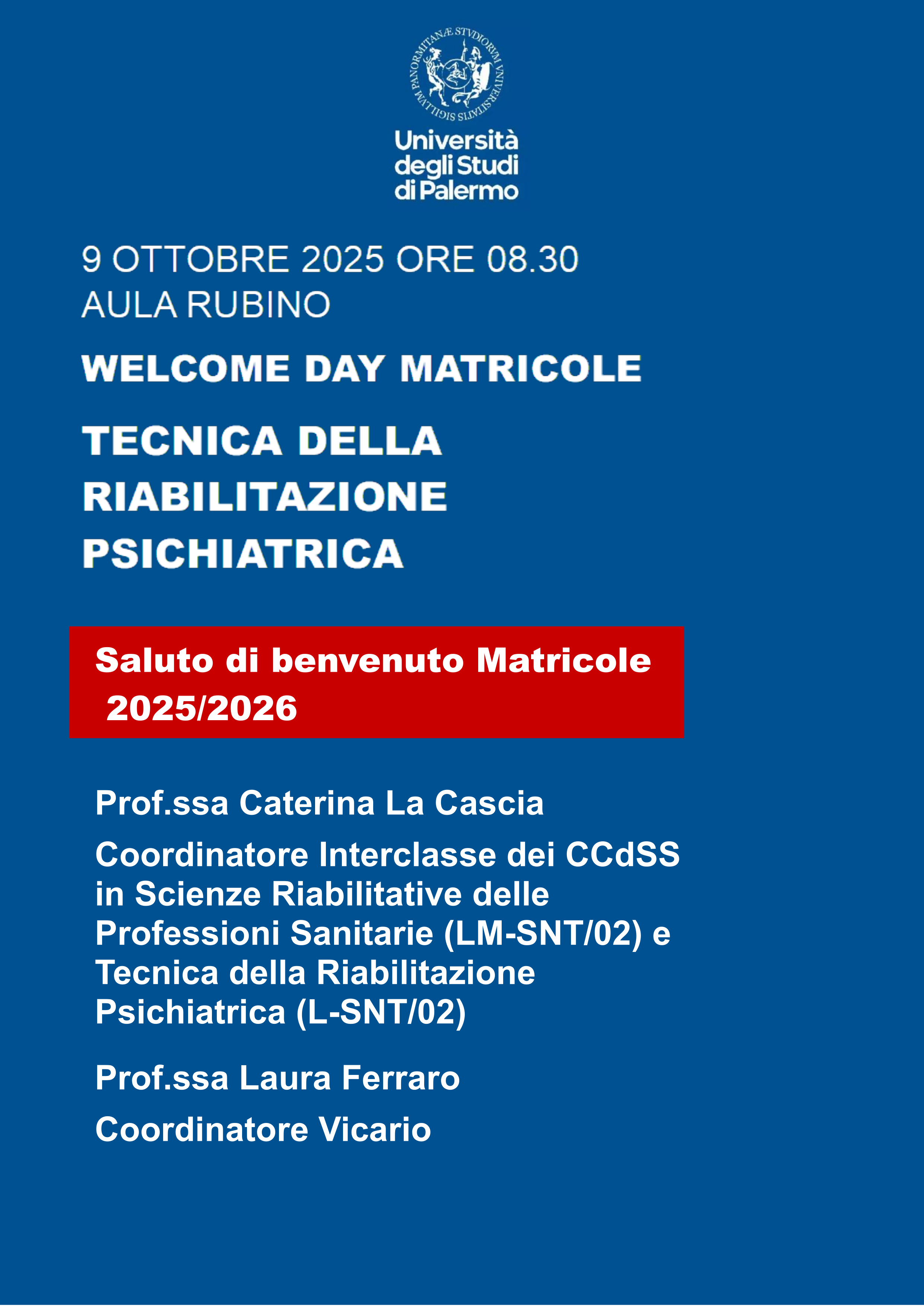 Welcome day 2025-2026