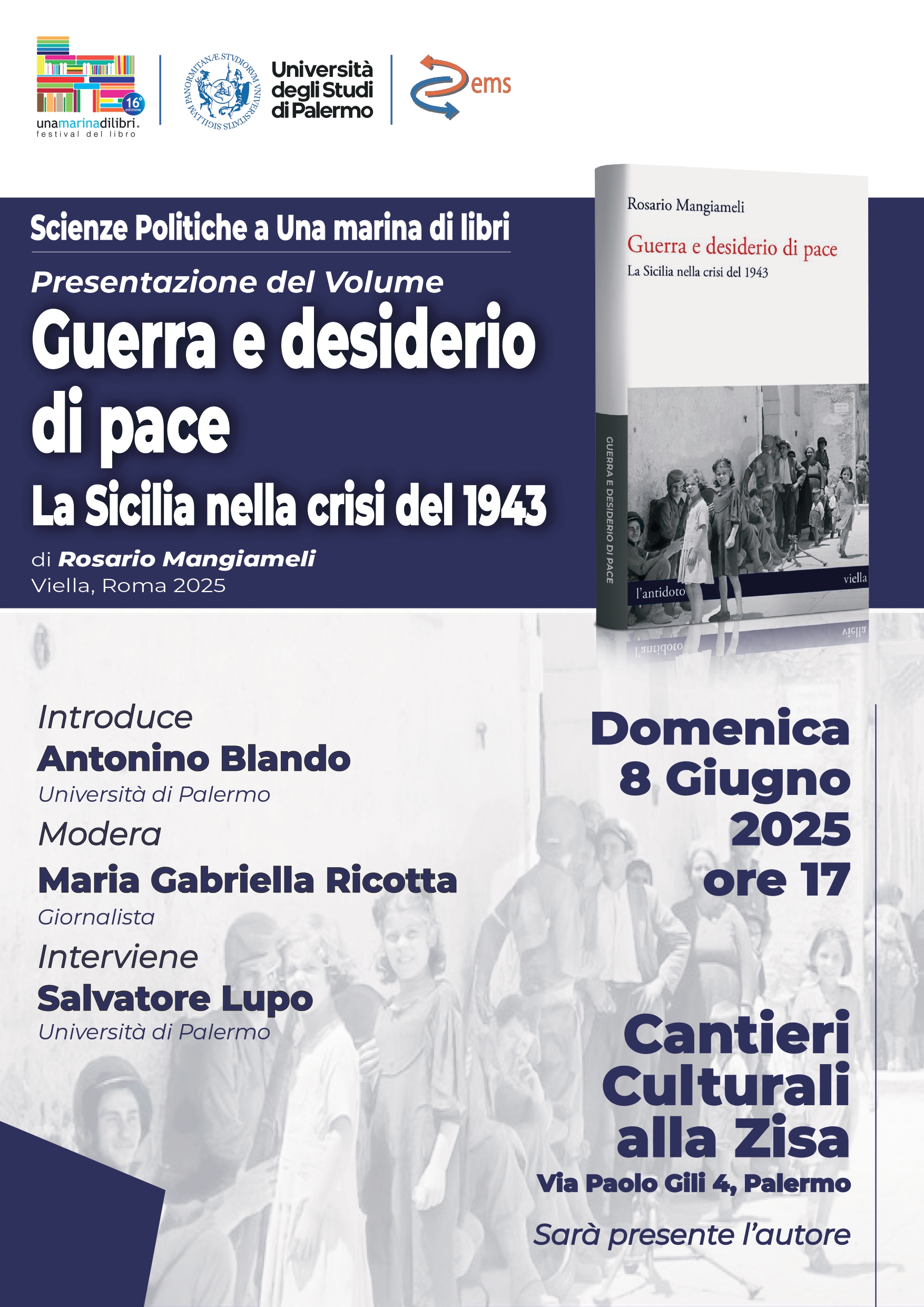 Locandina «Guerra e desiderio di pace»