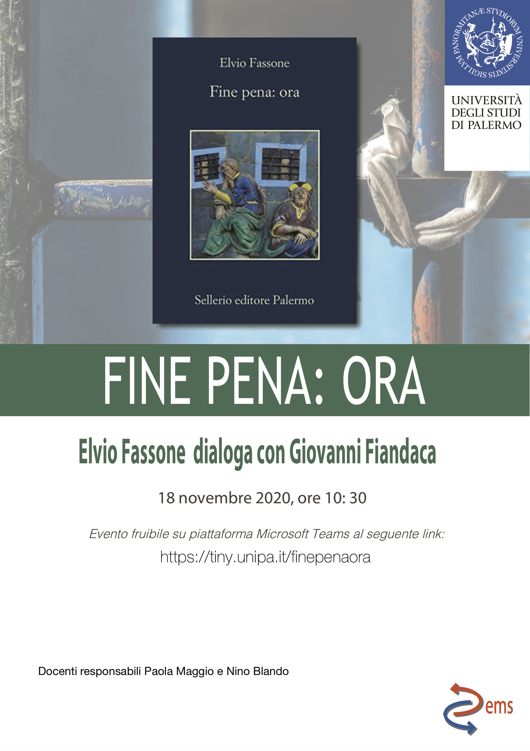 Fine pena: ora - Elvio Fasone dialoga con Giovanni Fiandaca