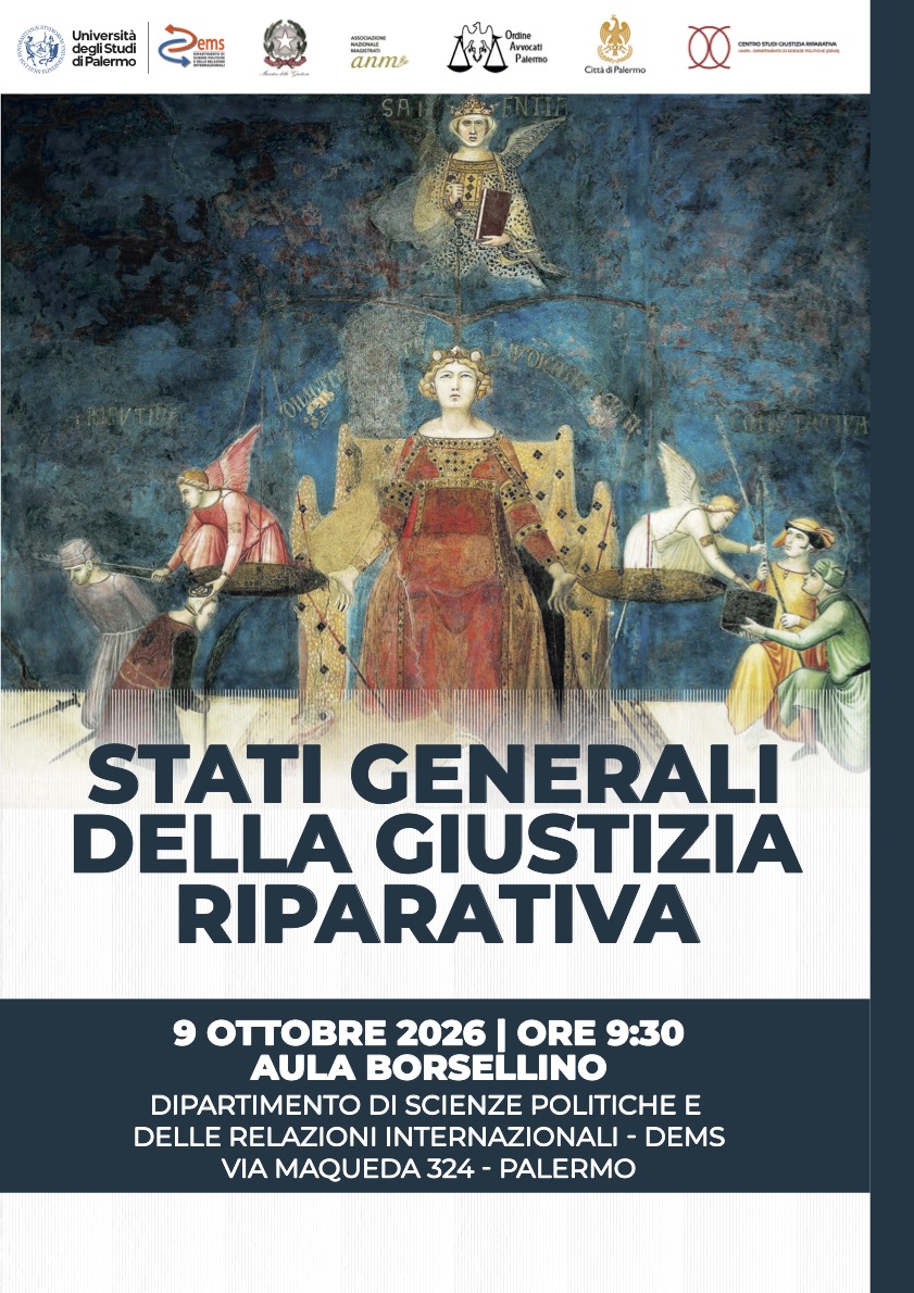 Locandina Stati Generali della Giustizia Riparativa