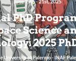 Terza edizione delle Giornate Nazionali del Programma Nazionale di Dottorato in Scienze e Tecnologie Spaziali, Palermo, 19 - 21 giugno 2025