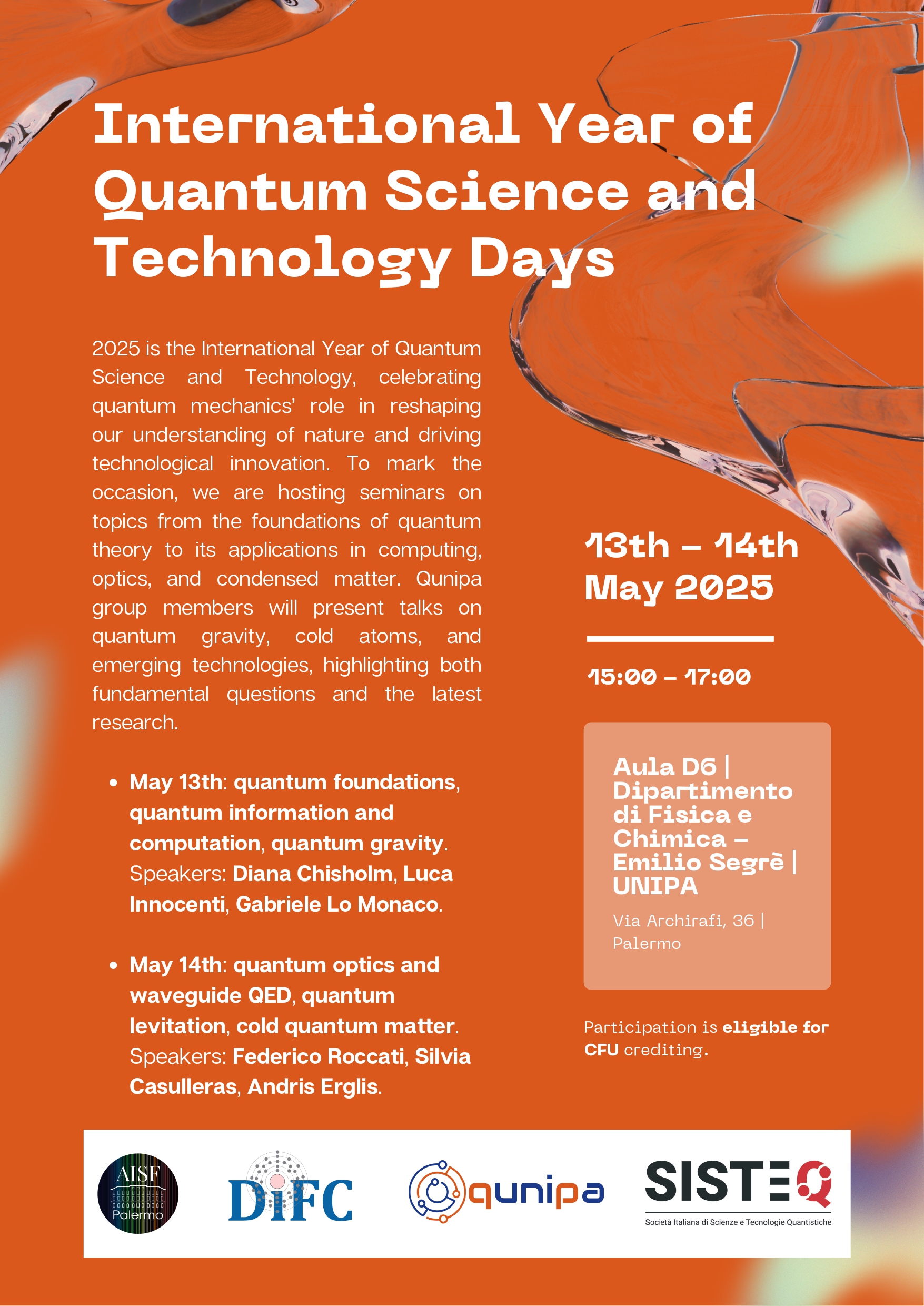 International Year of Quantum Science and Technology Days