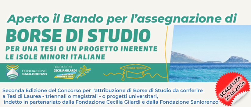 Bando borse tesi isole minori