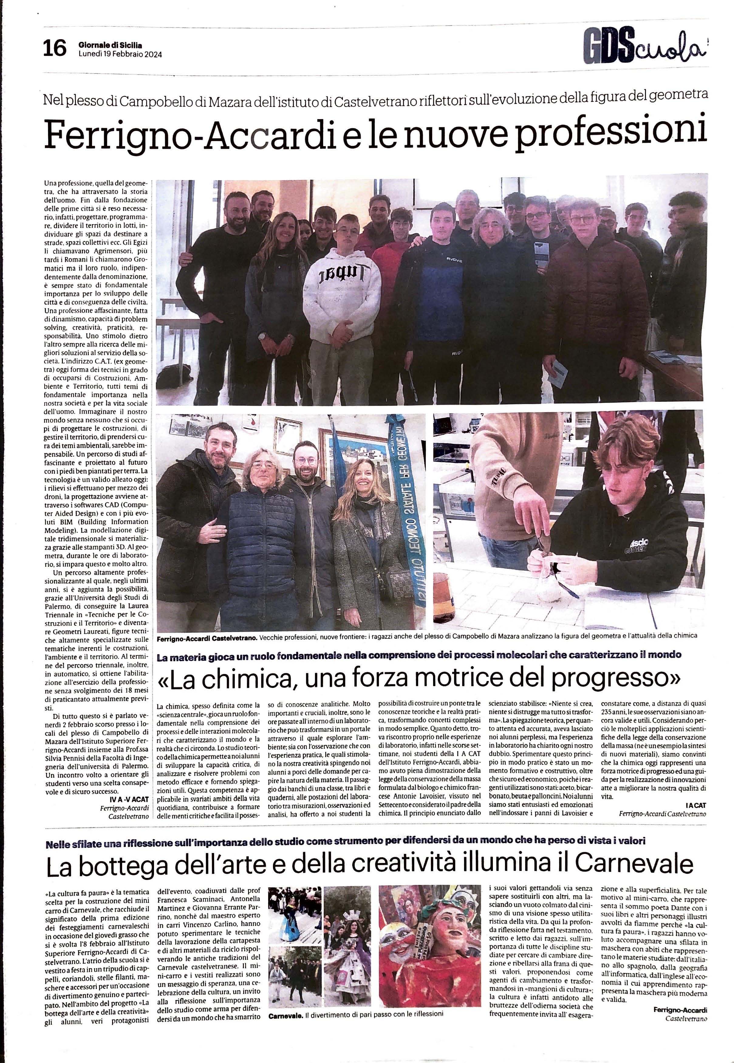 Giornale di Sicilia Campobello di Mazara