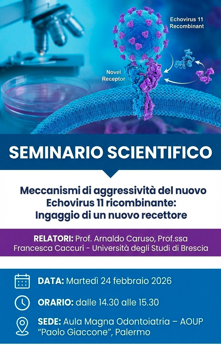 Locandina Seminario Echovirus Caruso-Caccuri Locandina Seminario Echovirus Caruso-Caccuri