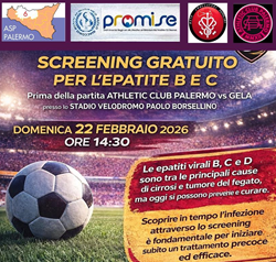 Locandina_screening epatiti virali spettatori partita di calcio stadio Palermo_22-02-2026_a
