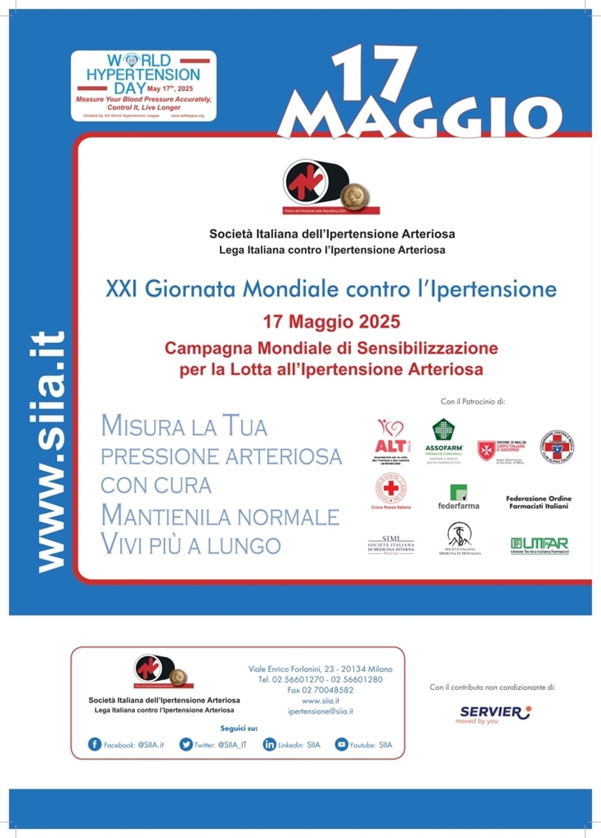 xxi giornata mondiale contro l'ipertensione