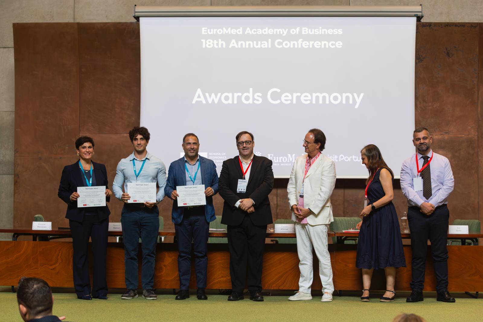 Premio Best Paper Award dott. Claudio Mirabella 12.09.2025