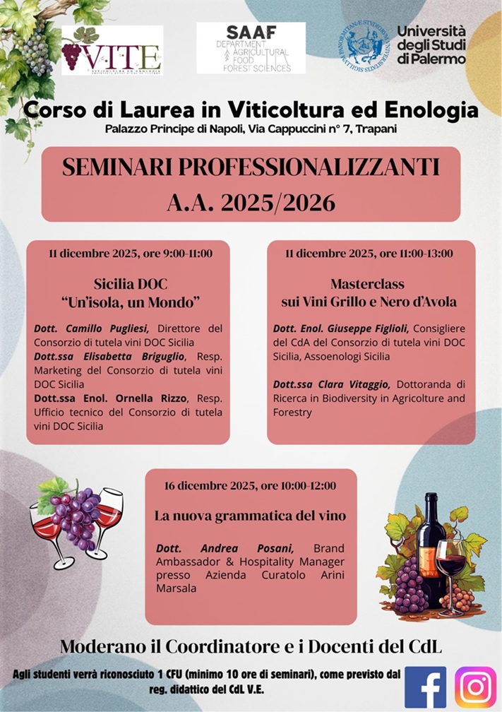 Seminari professionalizzanti 2025-2026-Locandina
