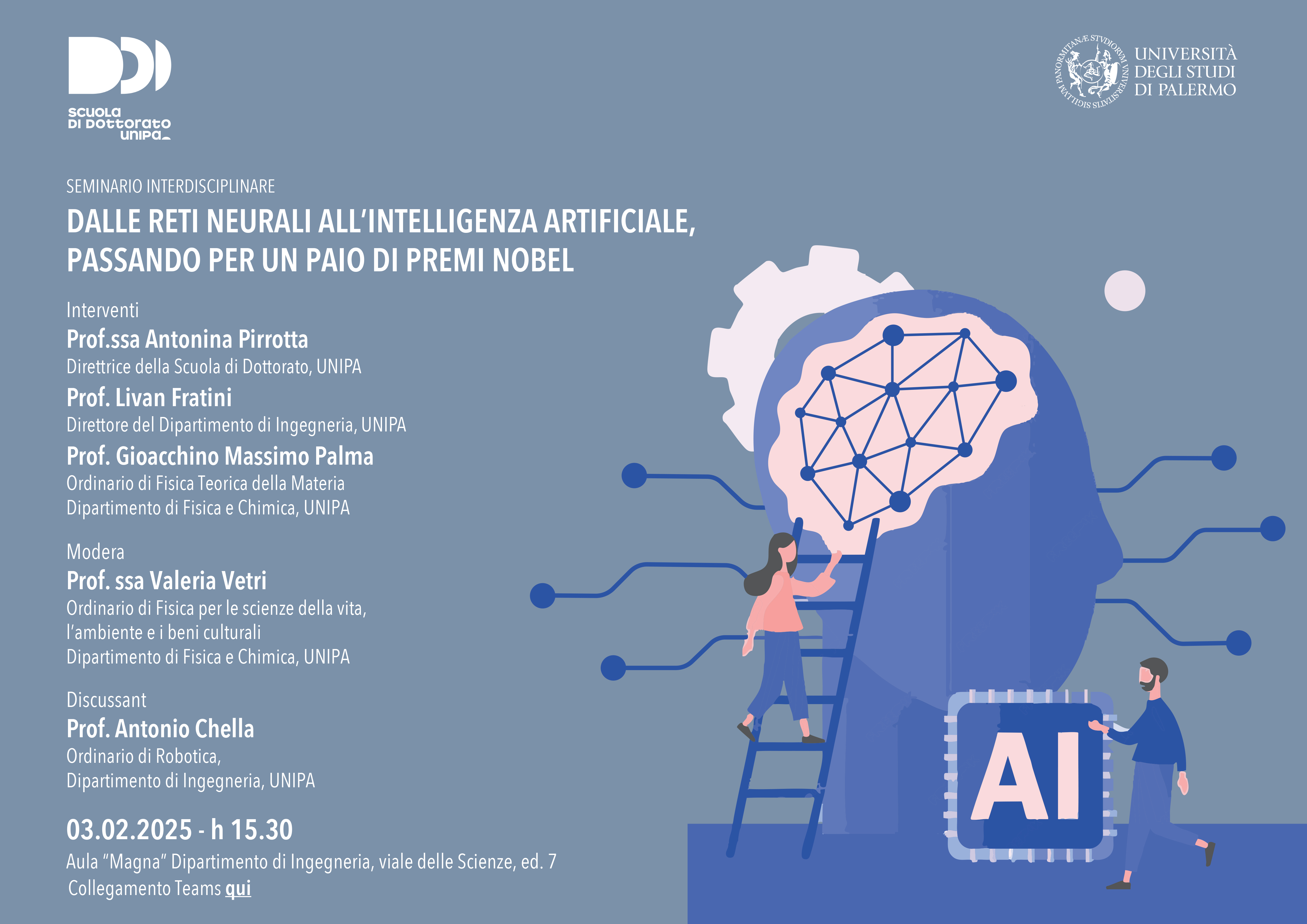 DALLE RETI NEURALI ALL’INTELLIGENZA ARTIFICIALE, PASSANDO PER UN PAIO DI PREMI NOBEL