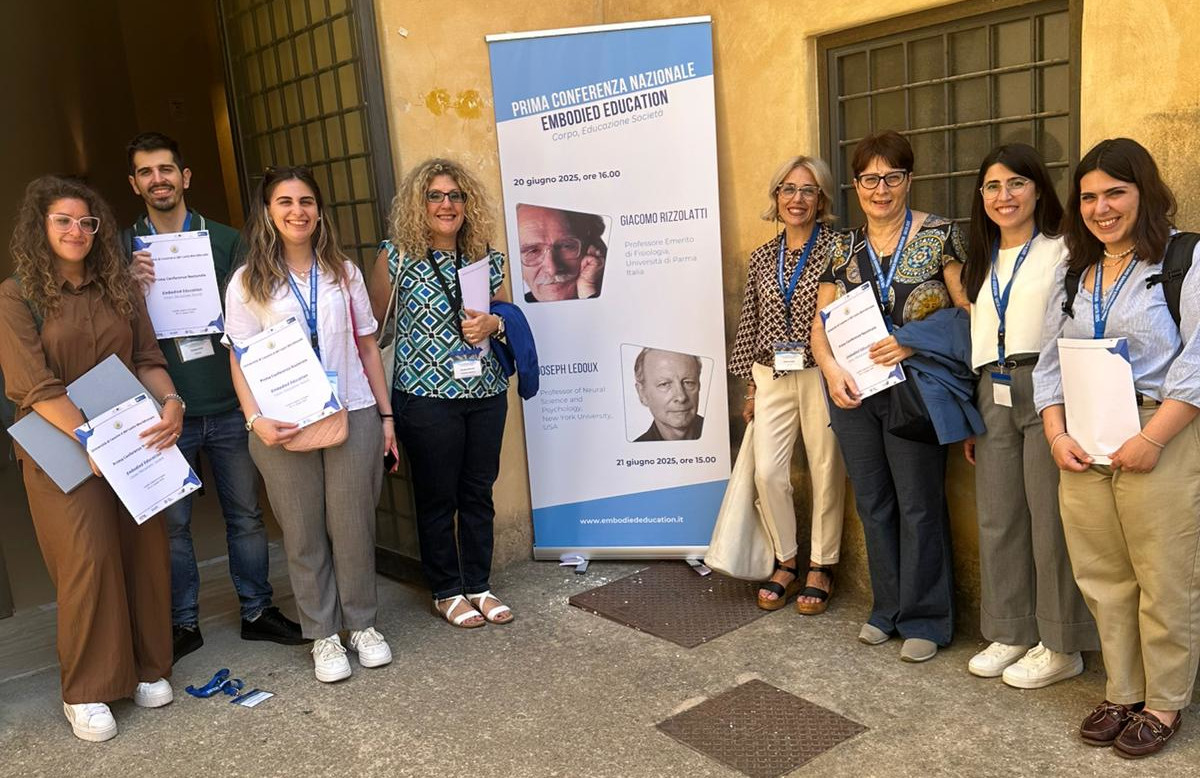 Il Neuroeducation Research Working Group di Unipa alla Prima Conferenza Nazionale "Embodied Education"