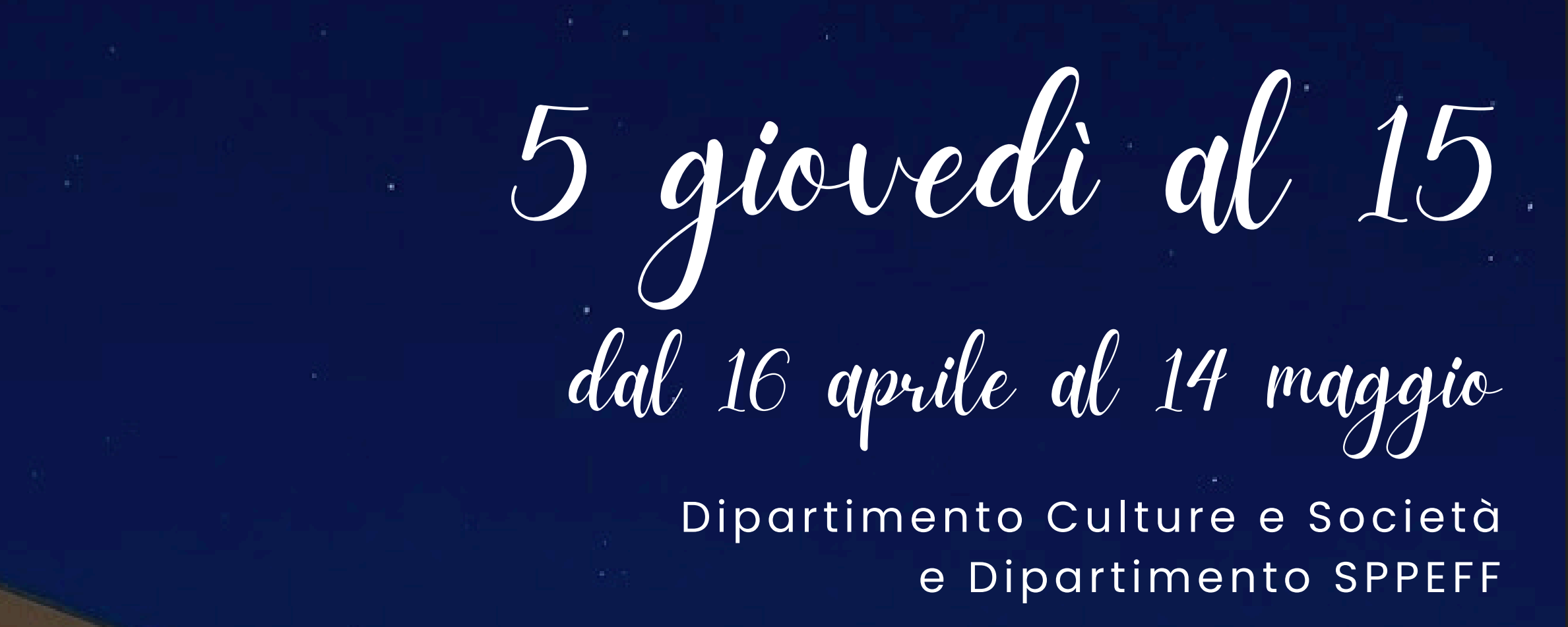 5 giovedì al 15 - Cinema, libri, laboratori