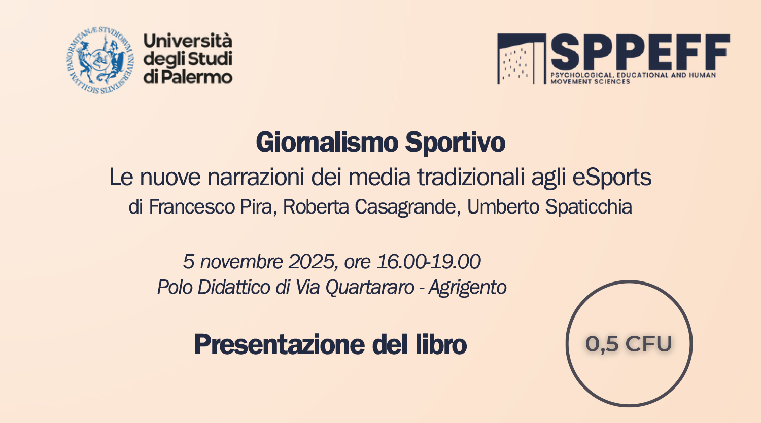 Francesco Pira. Roberta Casagrande, Umberto Spaticchia. Giornalismo sportivo. Le nuove narrazioni dai media tradizionali agli eSports