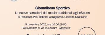 Francesco Pira. Roberta Casagrande, Umberto Spaticchia. Giornalismo sportivo. Le nuove narrazioni dai media tradizionali agli eSports