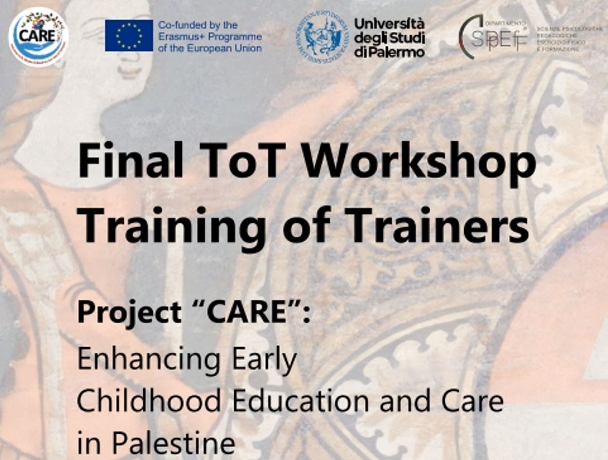 progetto Erasmus CARE- Training Palermo 3-7 giugno 2024