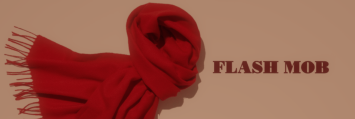 Una lunga sciarpa rossa | Flash Mob contro la violenza sulle donne