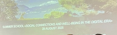 Summer school "Social Connections and Well-being in the Digital era"