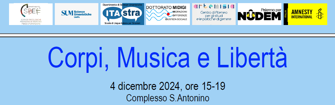 Corpi, Musica e libertà - presentazione del libro: Pedagogia del confine. Storie di corpi in movimento per una geografia delle relazioni di Fernando Battista