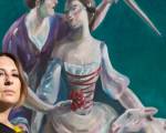 Di rose rosse e d'amor fendente: pittura murale realizzata dall'artista palermitana Daniela Balsamo