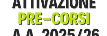 Iscrizione ai precorsi del Dipartimento SPPEFF - A.A. 2025/2026