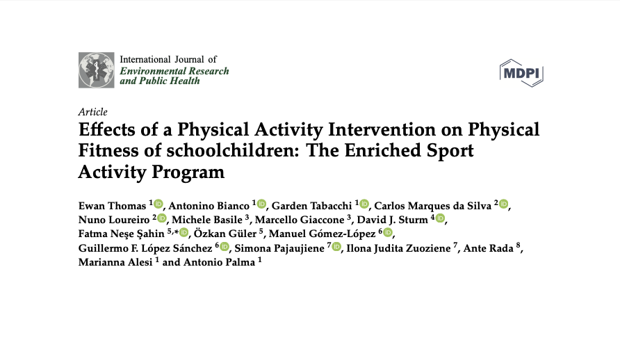 Effects of a Physical Activity Intervention on Physical Fitness of ...