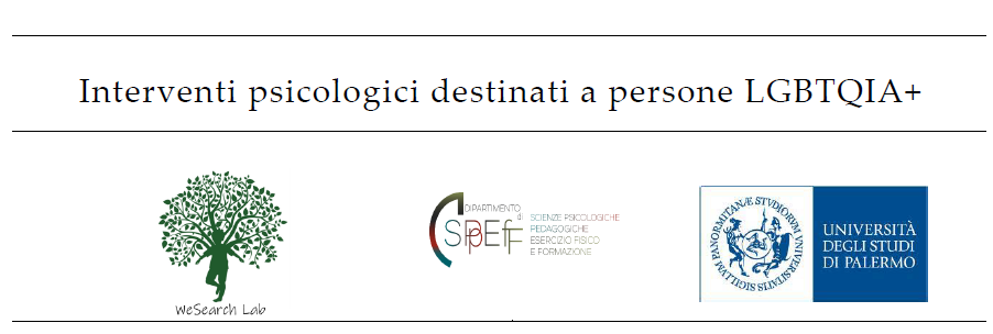 Seminario: Interventi psicologici destinati a persone LGBTQIA+